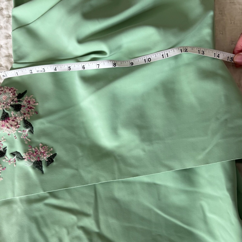 NWT Chiara Boni La Petite Robe One Shoulder Cocktail Dress Sequin Floral IT40/4 - Picture 11 of 16